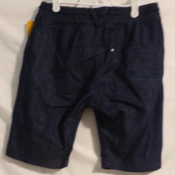 H&M | kids 12-13 years | Dark Blue Lightweight Pull-On Denim / Jean Shorts | NWT - Picture 2 of 16